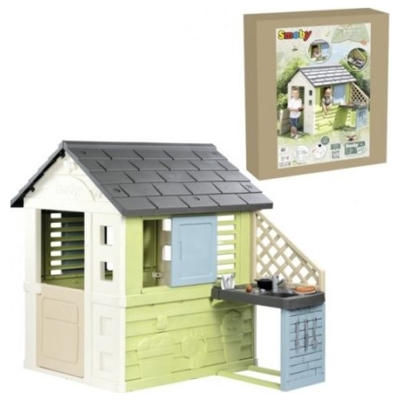 Smoby Kids garden house with kitchen Pretty
