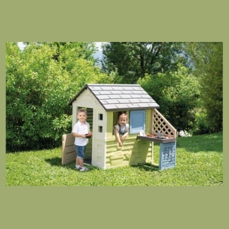 Smoby Kids garden house with kitchen Pretty