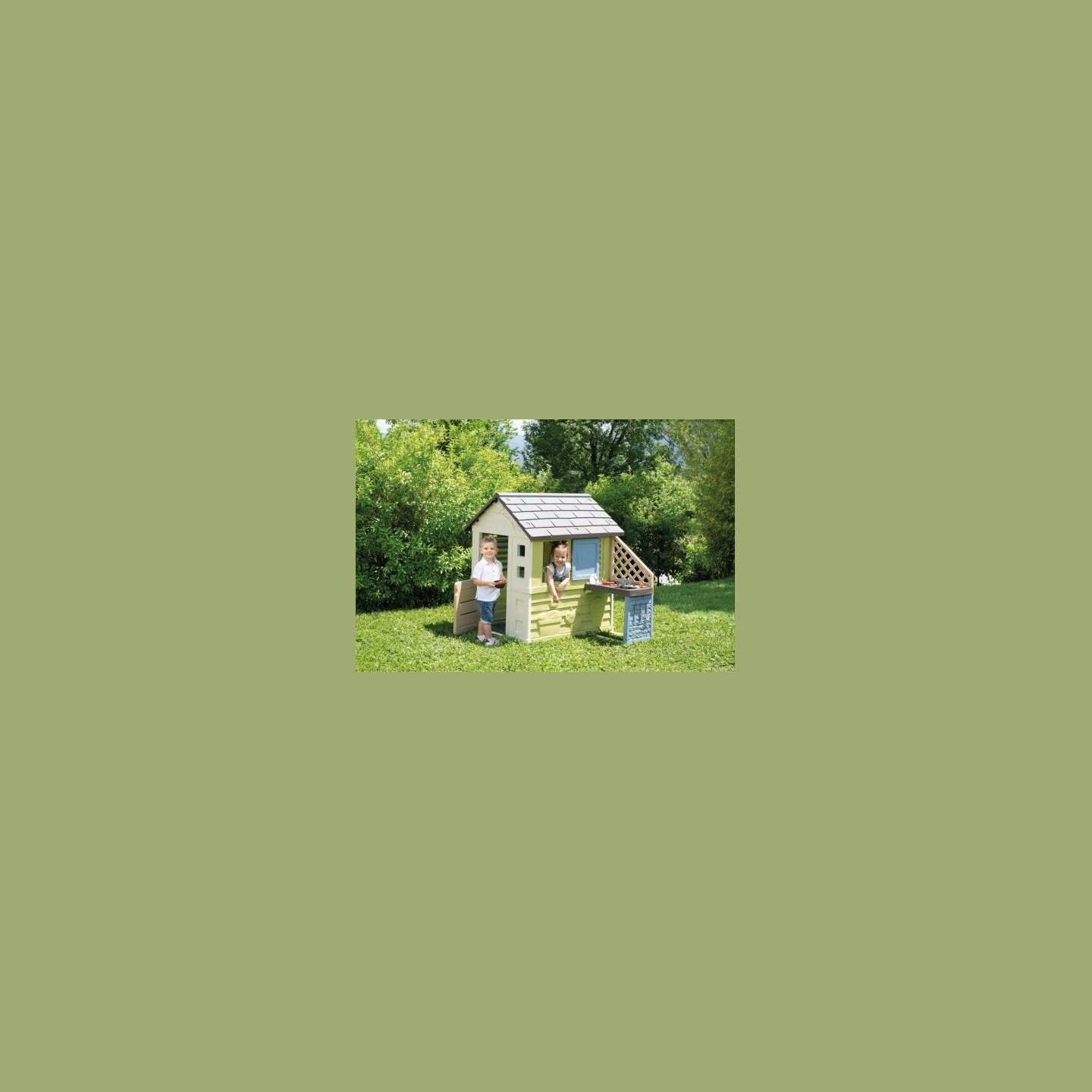 Smoby Kids garden house with kitchen Pretty