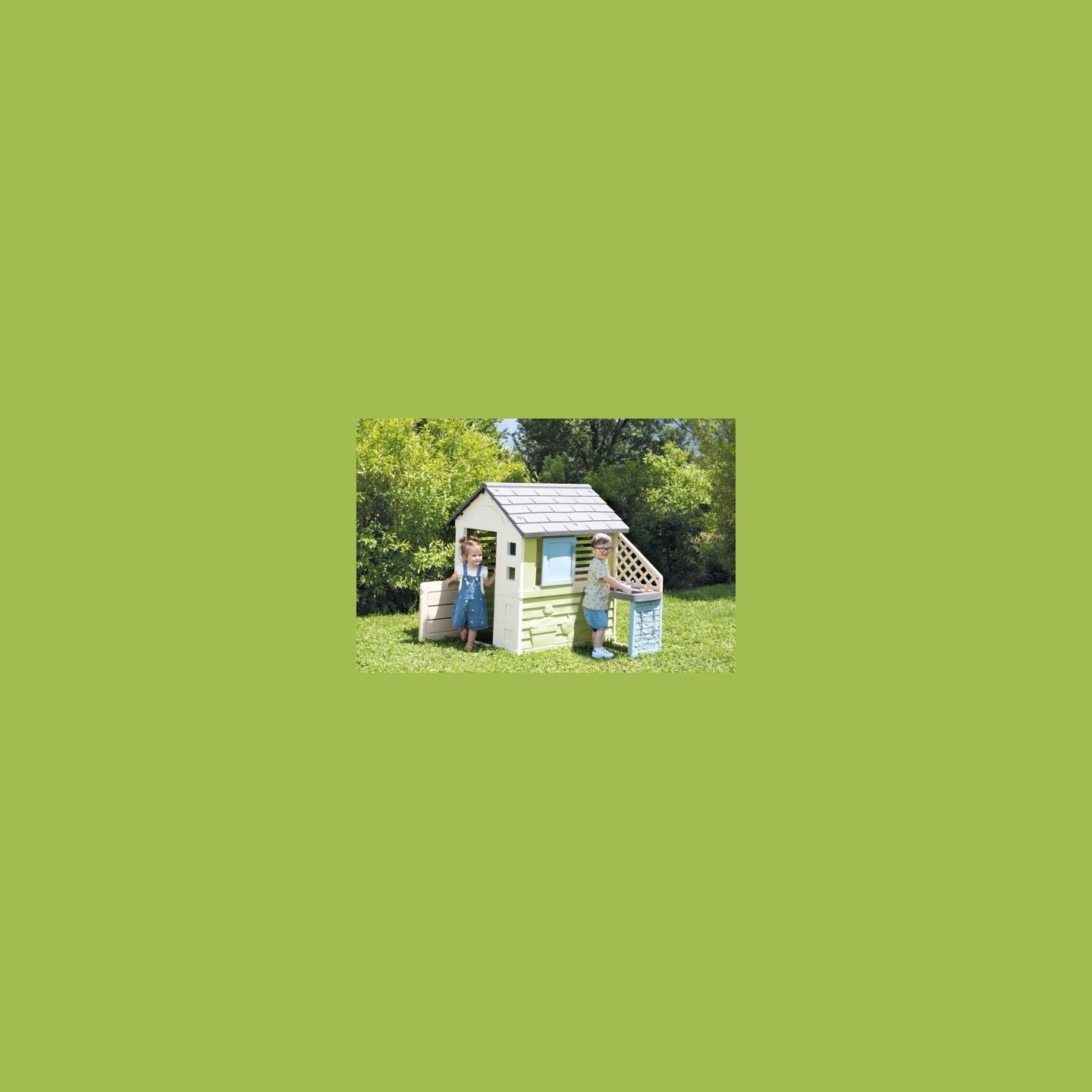 Smoby Kids garden house with kitchen Pretty