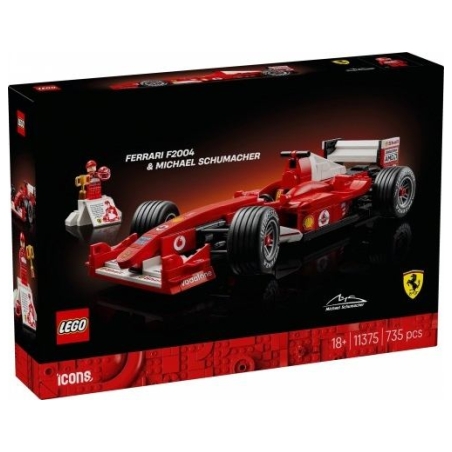 Lego Icons 11375 Ferrari F2004 and Michael Schumacher