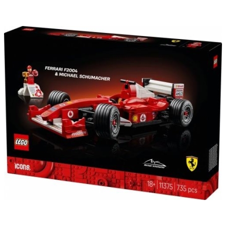 Lego Icons 11375 Ferrari F2004 and Michael Schumacher