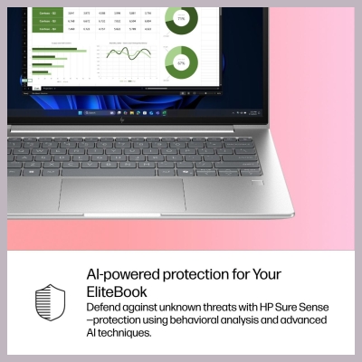 HP EliteBook 6 G1i 14 - Ultra 5-225U, 32GB, 512GB SSD, 14 WUXGA 300-nit AG, 5MP IR cam, WWAN-ready, Smartcard, FPR, US backlit k