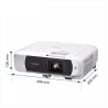 Epson | EB-FH18 | Full HD (1920x1080) | 4100 ANSI lumens | White | Wi-Fi