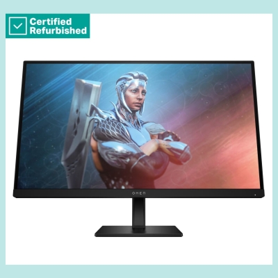 HP RENEW SILVER OMEN by HP 27 FHD Gaming Monitor - 27" 1920x1080 FHD 400-nit 165Hz AG, IPS HDR 400, 2x HDMI/DisplayPort, height 