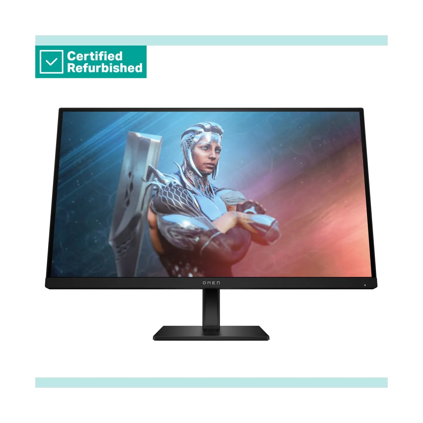 HP RENEW SILVER OMEN by HP 27 FHD Gaming Monitor - 27" 1920x1080 FHD 400-nit 165Hz AG, IPS HDR 400, 2x HDMI/DisplayPort, height 