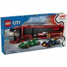 Lego Bricks City 60445 F1 Truck with RB20 & AMR 24 F1 Cars