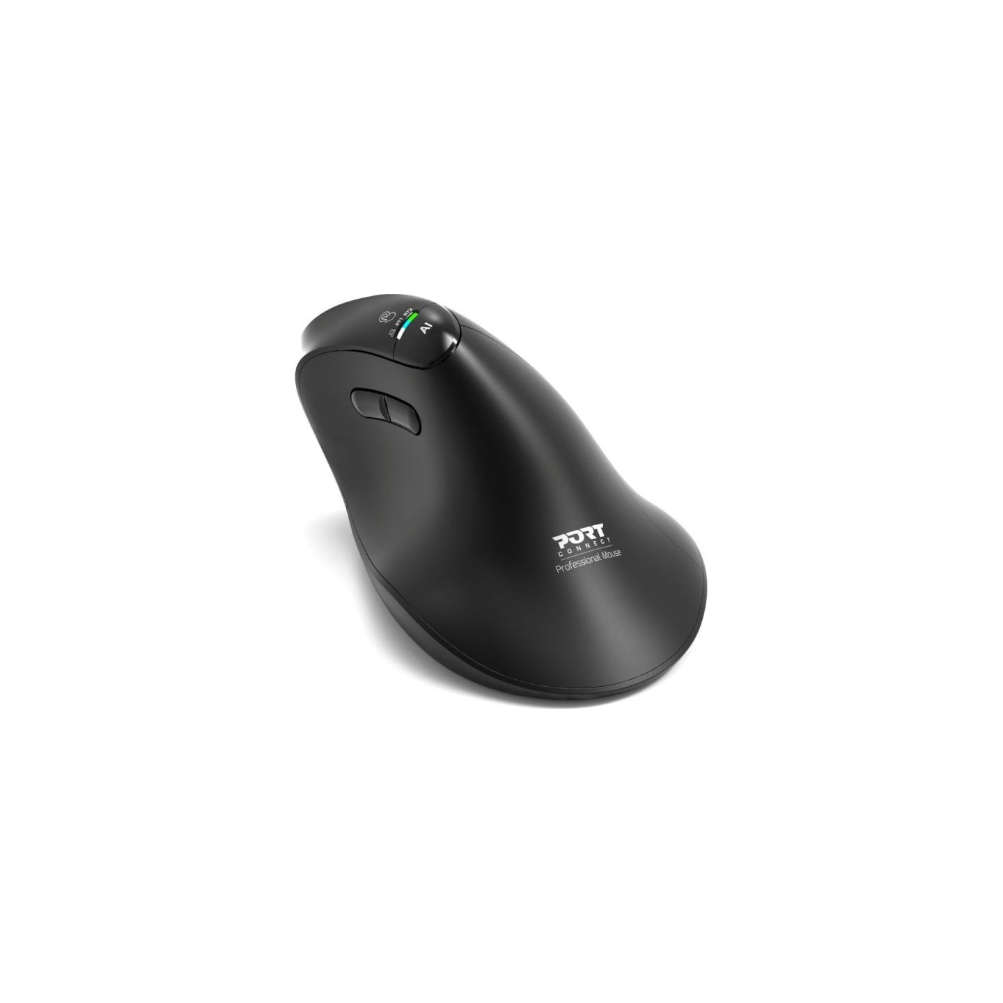 Port Connect Mouse | ERGO AUDITOR | Wireless | Bluetooth, 2.4 GHz | Black
