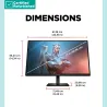 HP RENEW SILVER OMEN by HP 27 FHD Gaming Monitor - 27" 1920x1080 FHD 400-nit 165Hz AG, IPS HDR 400, 2x HDMI/DisplayPort, height 