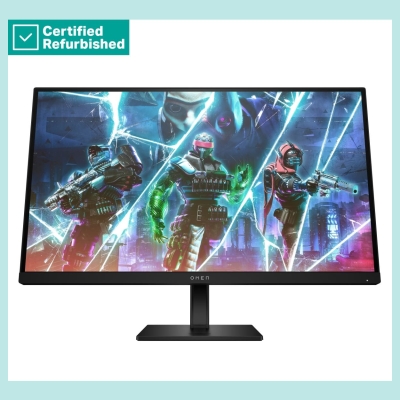 HP RENEW SILVER OMEN by HP 27s FHD Gaming Monitor - 27" 1920x1080 FHD 400-nit 240Hz AG, IPS, 2x HDMI/DisplayPort, 2x USB-A, spea