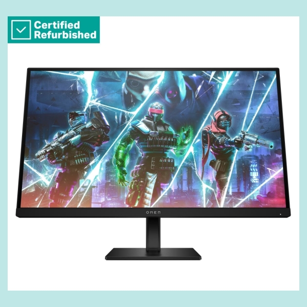 HP RENEW SILVER OMEN by HP 27s FHD Gaming Monitor - 27" 1920x1080 FHD 400-nit 240Hz AG, IPS, 2x HDMI/DisplayPort, 2x USB-A, spea