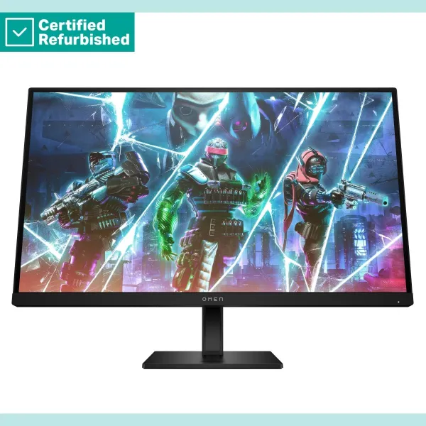 HP RENEW SILVER OMEN by HP 27s FHD Gaming Monitor - 27" 1920x1080 FHD 400-nit 240Hz AG, IPS, 2x HDMI/DisplayPort, 2x USB-A, spea