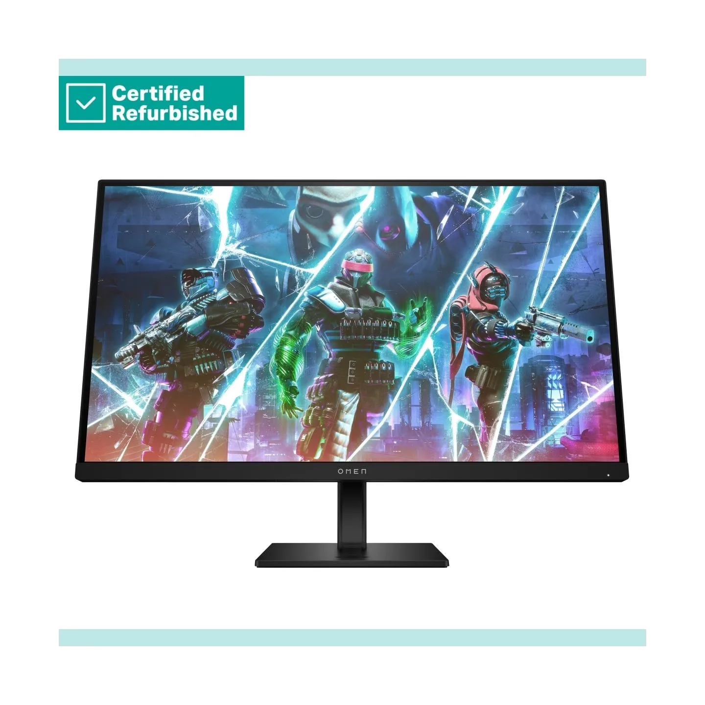 HP RENEW SILVER OMEN by HP 27s FHD Gaming Monitor - 27" 1920x1080 FHD 400-nit 240Hz AG, IPS, 2x HDMI/DisplayPort, 2x USB-A, spea