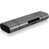 Raidsonic | External card reader with multi-USB connector | External | Micro SDHC, Micro SDXC, microSD 3.0 UHS-I SD, SDHC, SDXC,