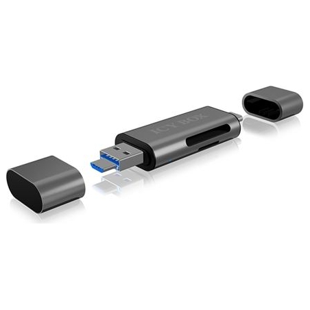 Raidsonic | External card reader with multi-USB connector | External | Micro SDHC, Micro SDXC, microSD 3.0 UHS-I SD, SDHC, SDXC,