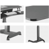 Maclean Electric Desk Height Adjustable Table MC-835