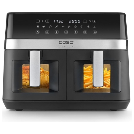 Caso Air Fryer | DuoChef | Power 2200 W | Capacity 14 L | Black