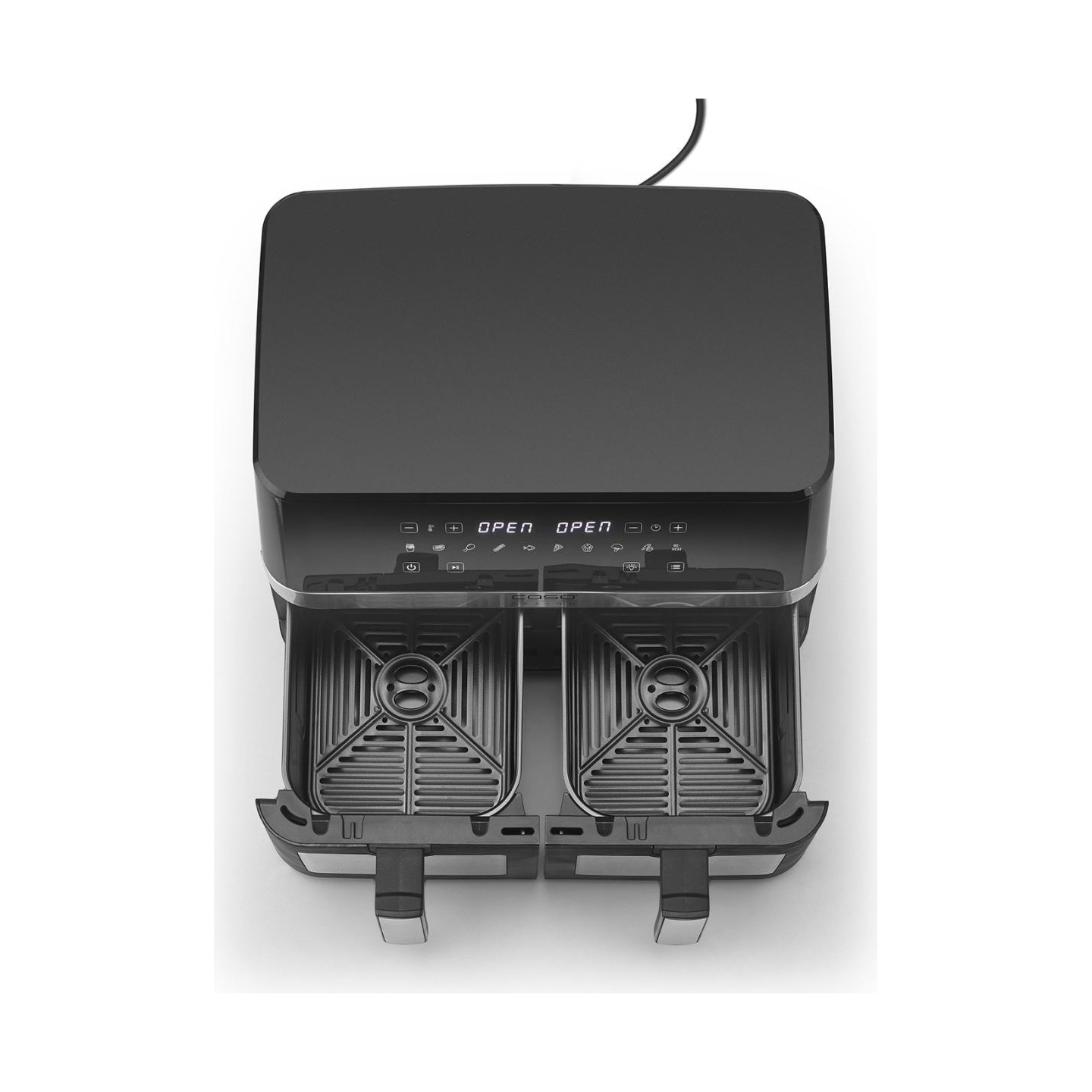 Caso Air Fryer | DuoChef | Power 2200 W | Capacity 14 L | Black