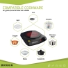 Brock HPI 3001 BK Induction Cooke Plater 1200W, Single Zone, Black