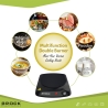 Brock HPI 3001 BK Induction Cooke Plater 1200W, Single Zone, Black