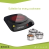 Brock HPI 3001 BK Induction Cooke Plater 1200W, Single Zone, Black
