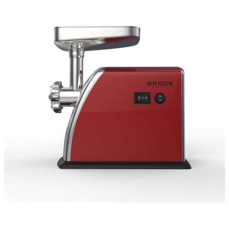 Brock MG 1601 RD Meat Grinder 1400W, Red/Steel