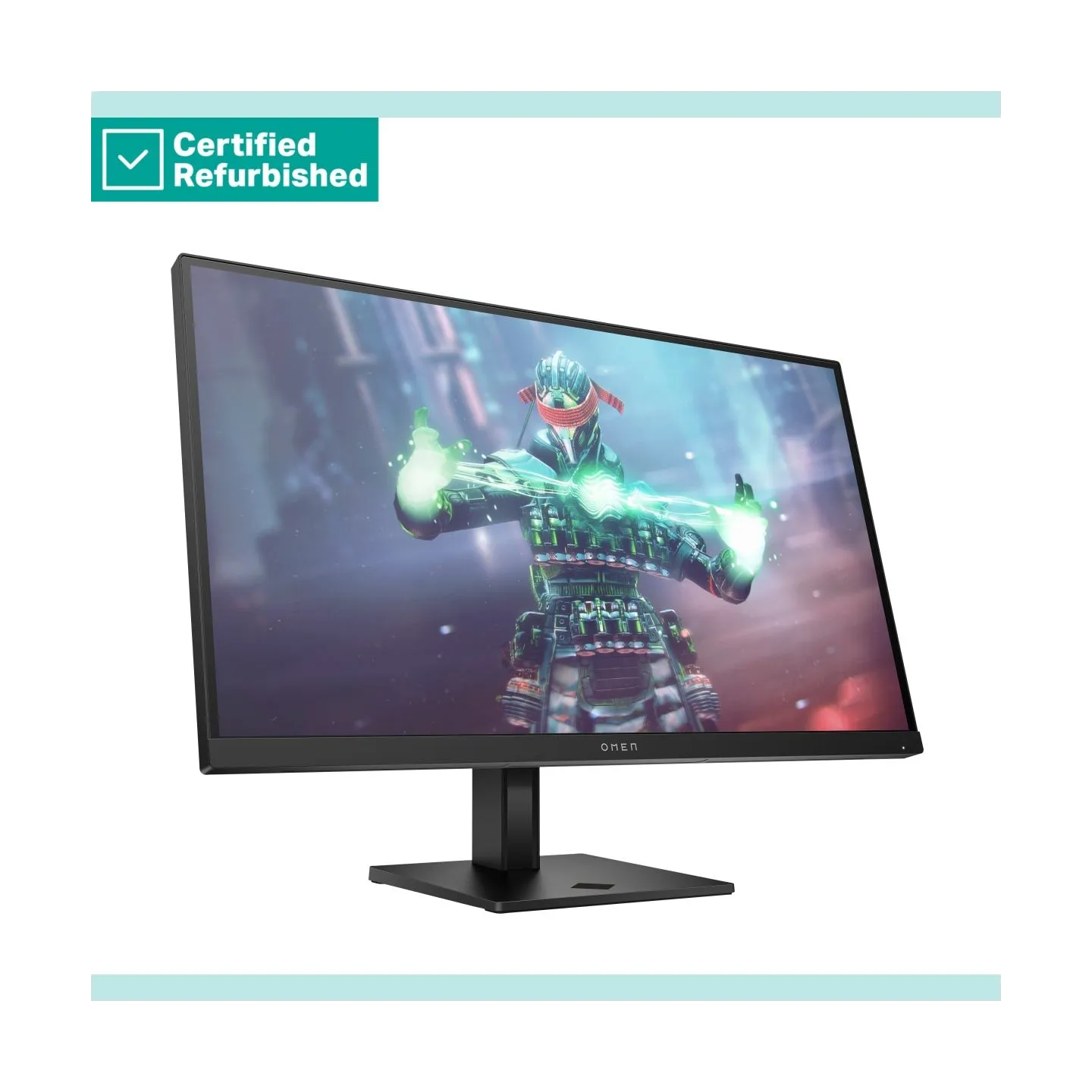 HP RENEW SILVER OMEN by HP 27k UHD Gaming Monitor - 27" 3840x2160 UHD 400-nit 144 Hz AG, IPS, USB-C/2x HDMI/DisplayPort, 2x USB-