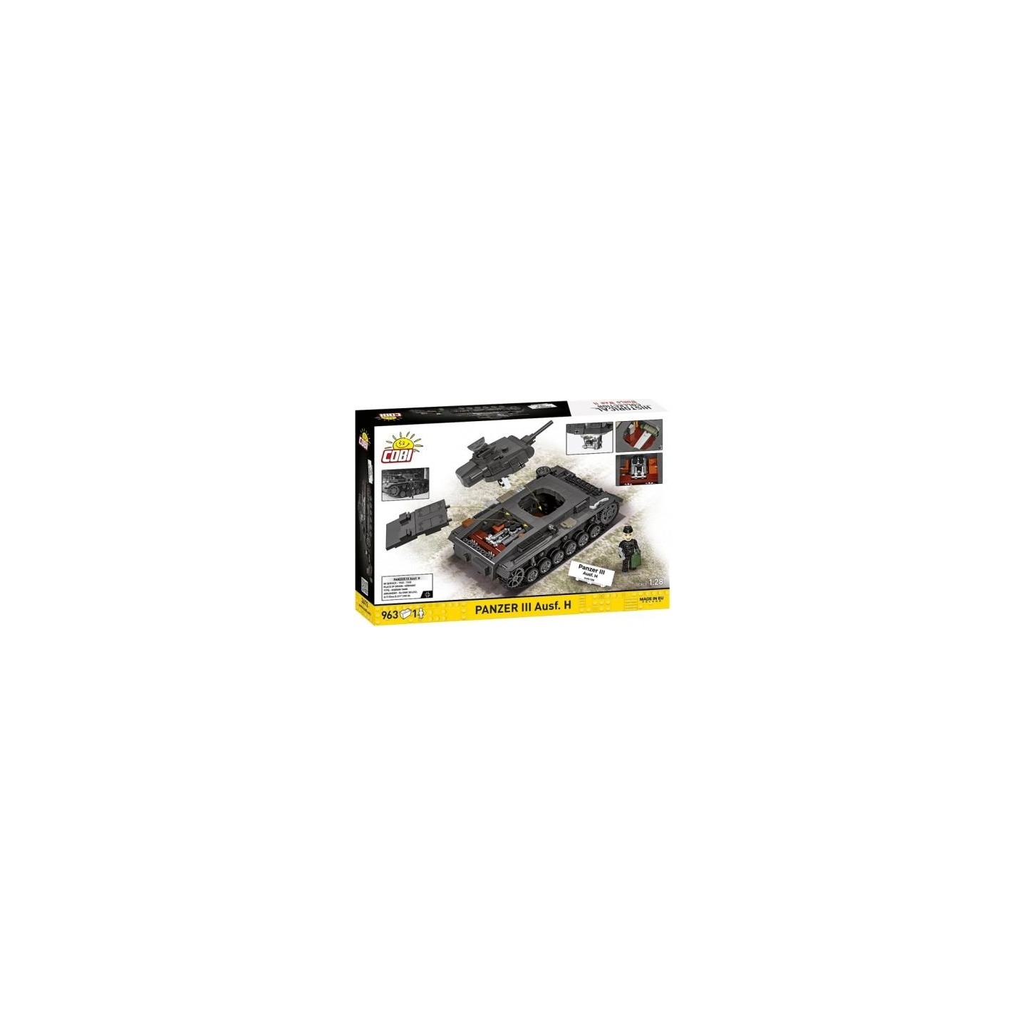 Cobi Klocki Blocks Panzer III Ausf.H 963 pcs.