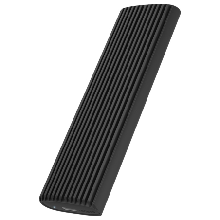 Raidsonic | M.2 NVMe and SATA SSD Enclosure via USB Type-C | IB-1808MCT-CU31