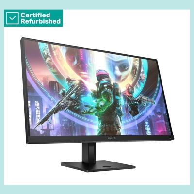 HP RENEW SILVER OMEN by HP 27qs QHD Gaming Monitor - 27" 2560x1440 QHD 400-nit 240Hz AG, IPS, 2x HDMI/DisplayPort, 2x USB-A, spe
