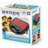 Brock SSM 6004 RD 4 in 1 Sandwich/Nutlet/WaffleMaker And Grill 750 W, Red