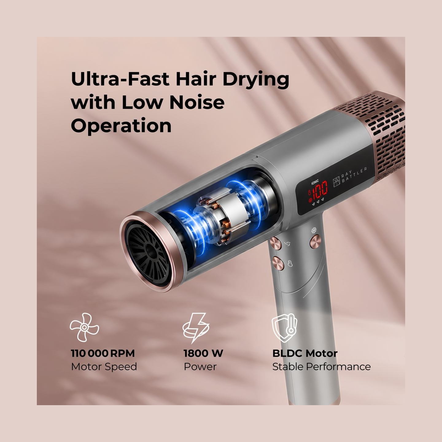 Ray Battler RB 0910 High Speed Hair Dryer HD-0910