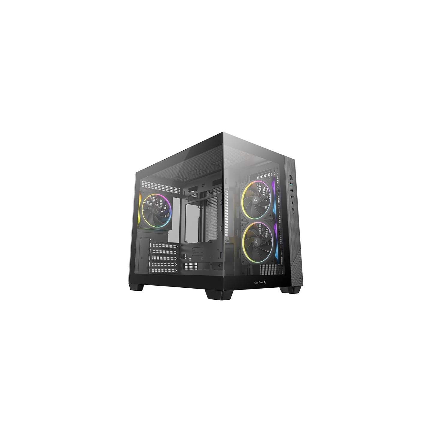 Deepcool Case | CG330 3F | Black | Micro ATX
