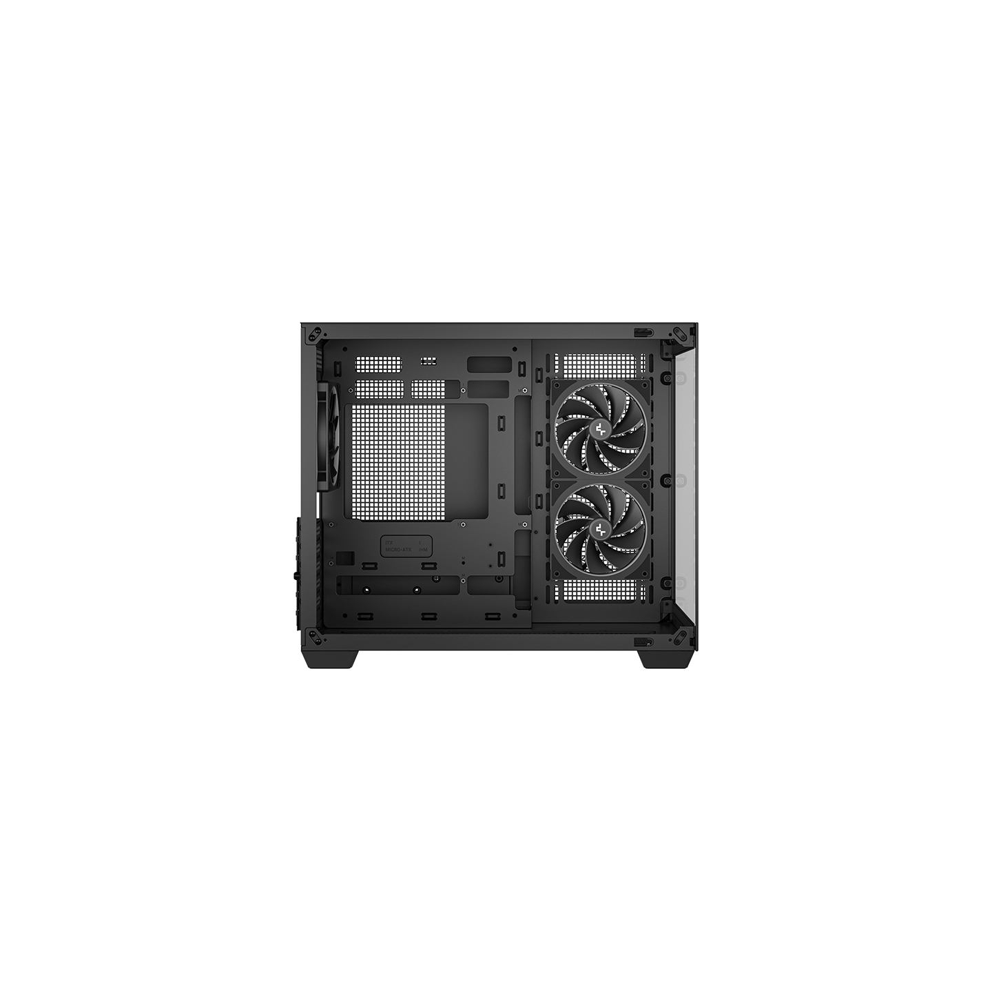 Deepcool Case | CG330 3F | Black | Micro ATX