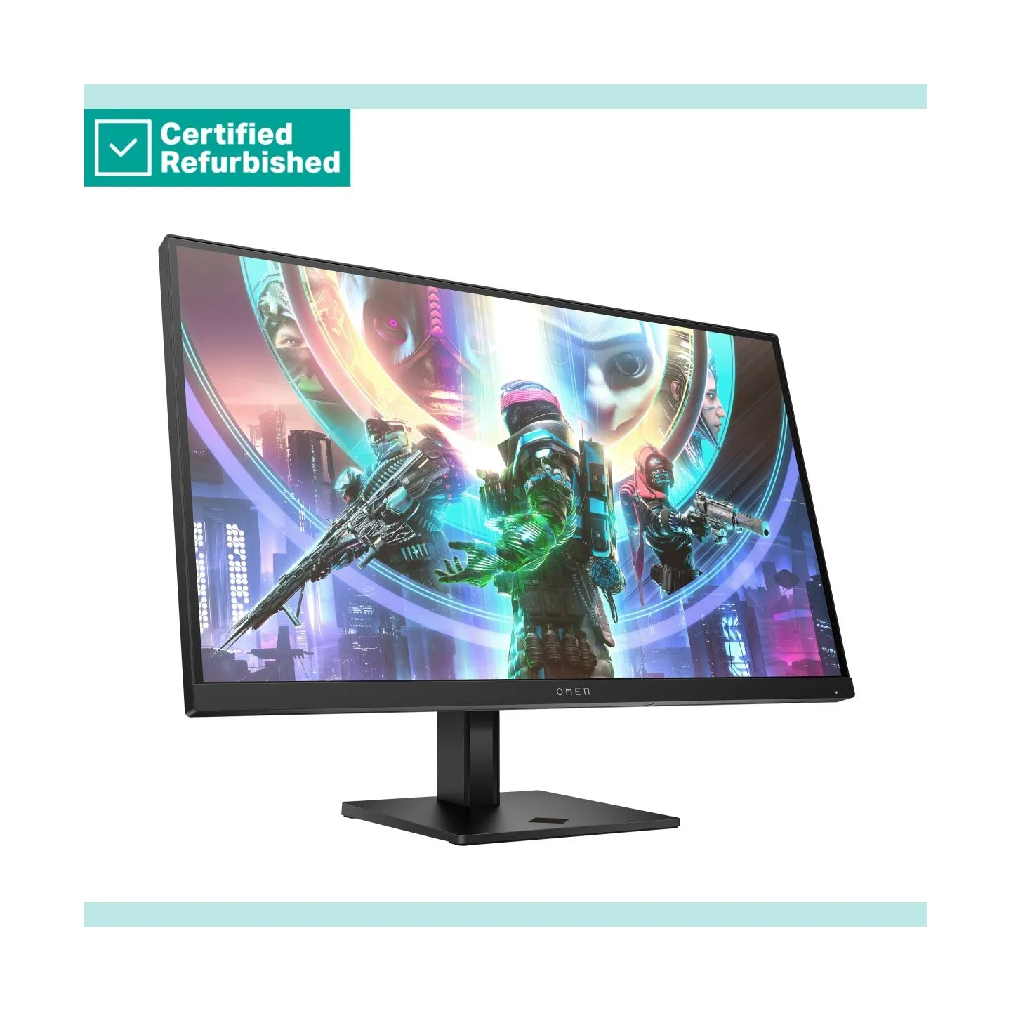 HP RENEW SILVER OMEN by HP 27qs QHD Gaming Monitor - 27" 2560x1440 QHD 400-nit 240Hz AG, IPS, 2x HDMI/DisplayPort, 2x USB-A, spe