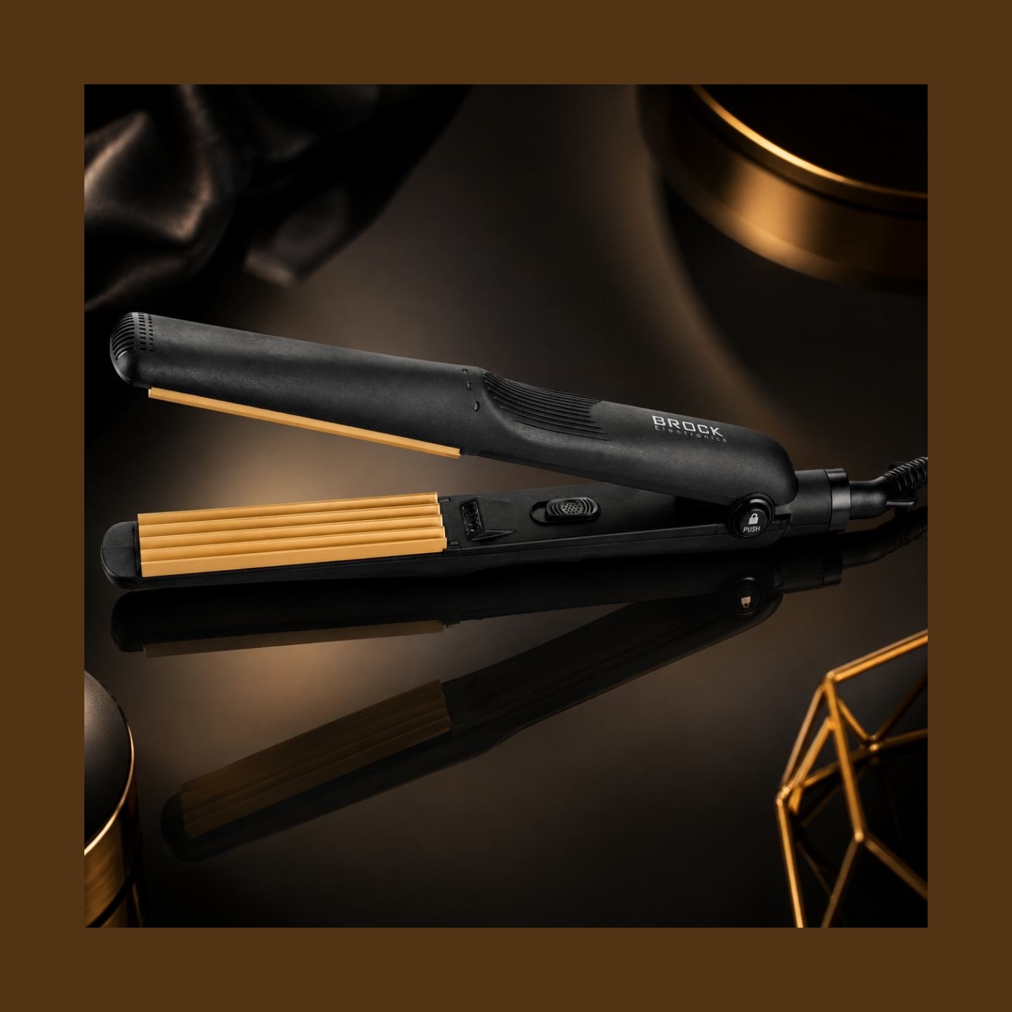 Brock HC 2001 BK Ceramic Hair Crimper 25W, Black