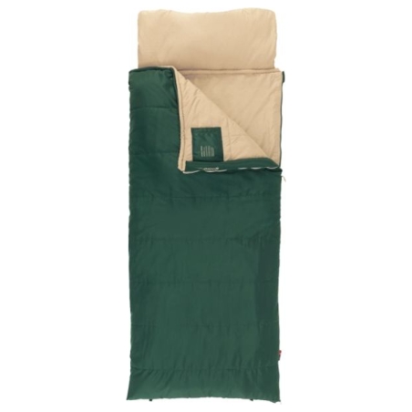 Outwell Contour Prime Green | Sleeping Bag | 220 x 85 cm | -13 to 16 °C | 2-way L-shape open-end with auto lock
