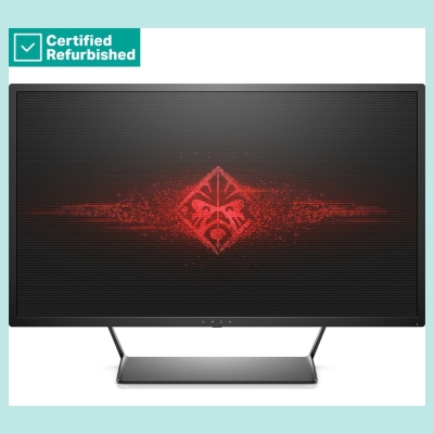 HP RENEW SILVER OMEN by HP 27qs QHD Gaming Monitor - 27" 2560x1440 QHD 400-nit 240Hz AG, IPS, 2x HDMI/DisplayPort, 2x USB-A, spe