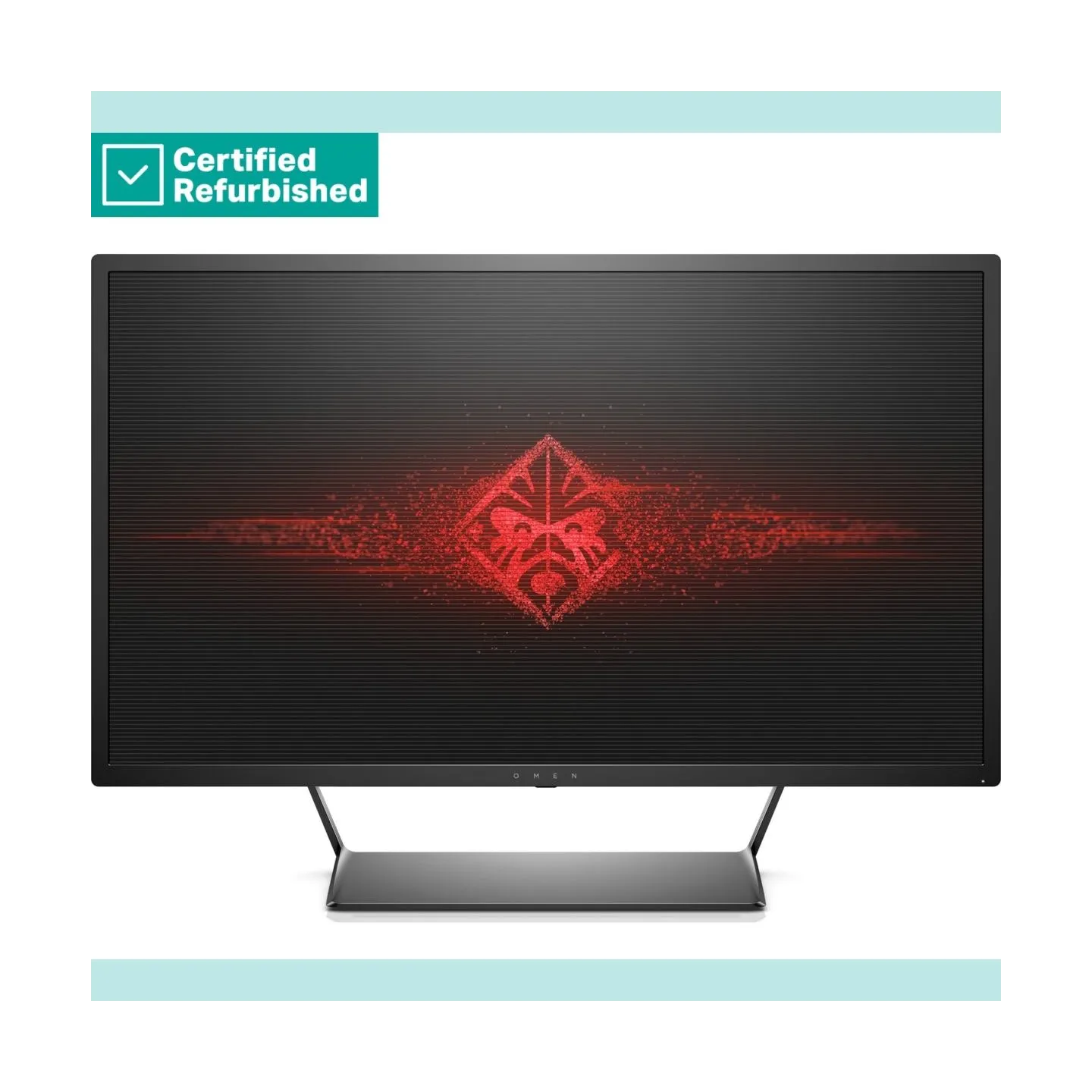 HP RENEW SILVER OMEN by HP 27qs QHD Gaming Monitor - 27" 2560x1440 QHD 400-nit 240Hz AG, IPS, 2x HDMI/DisplayPort, 2x USB-A, spe