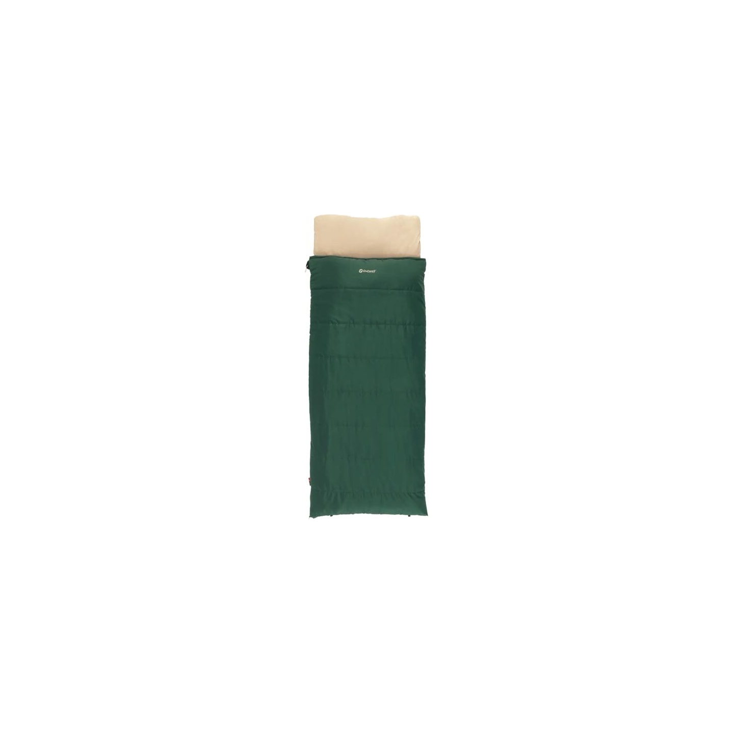 Outwell Contour Prime Green | Sleeping Bag | 220 x 85 cm | -13 to 16 °C | Right Zipper