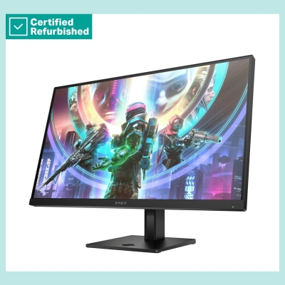HP RENEW SILVER OMEN by HP 27qs QHD Gaming Monitor - 27" 2560x1440 QHD 400-nit 240Hz AG, IPS, 2x HDMI/DisplayPort, 2x USB-A, spe