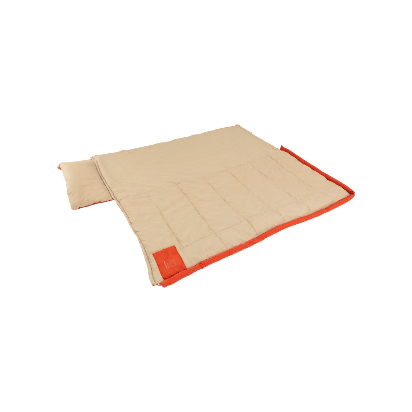 Outwell Contour Lux Red | Sleeping Bag | 220 x 85 cm | -19 to 15 °C | Right Zipper