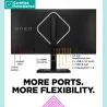 HP RENEW SILVER OMEN by HP 27qs QHD Gaming Monitor - 27" 2560x1440 QHD 400-nit 240Hz AG, IPS, 2x HDMI/DisplayPort, 2x USB-A, spe