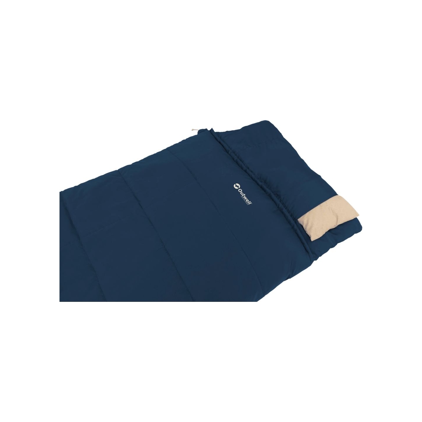 Outwell Contour Lux Deep Blue | Sleeping Bag | 220 x 85 cm | -19 to 15 °C | Right Zipper