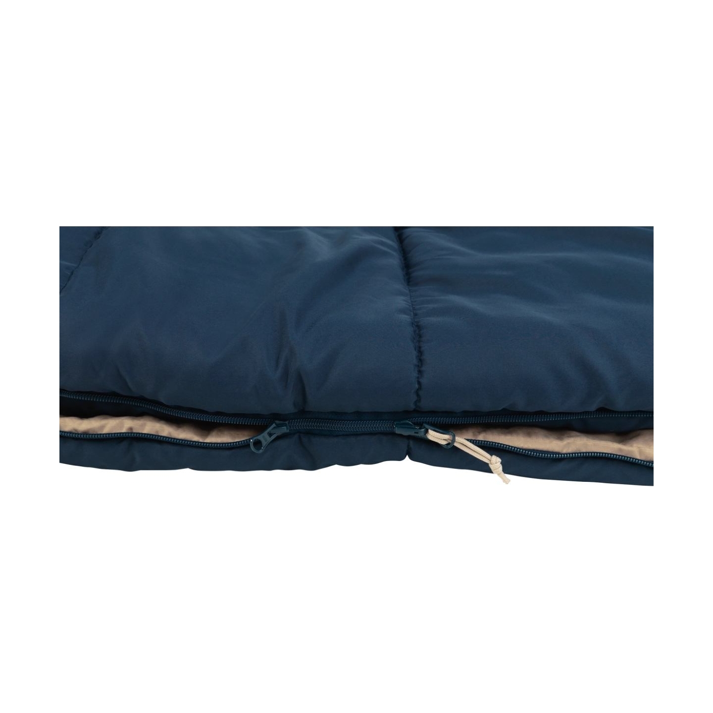 Outwell Contour Lux Deep Blue | Sleeping Bag | 220 x 85 cm | -19 to 15 °C | Right Zipper