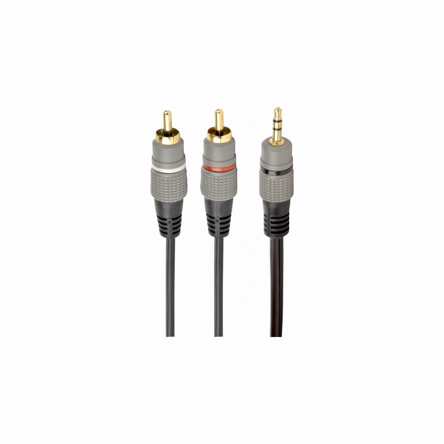 Cablexpert 3.5 mm stereo plug to 2xRCA plugs, gold-plated connectors, 1.5 | CCA-352-1.5M