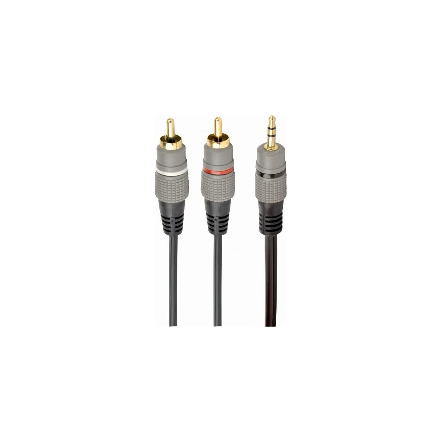 Cablexpert 3.5 mm stereo plug to 2xRCA plugs, gold-plated connectors, 1.5 | CCA-352-1.5M