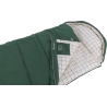 Outwell Camper Prime Green | Sleeping Bag | 235 x 90 cm | -15 to 5 °C | Right Zipper