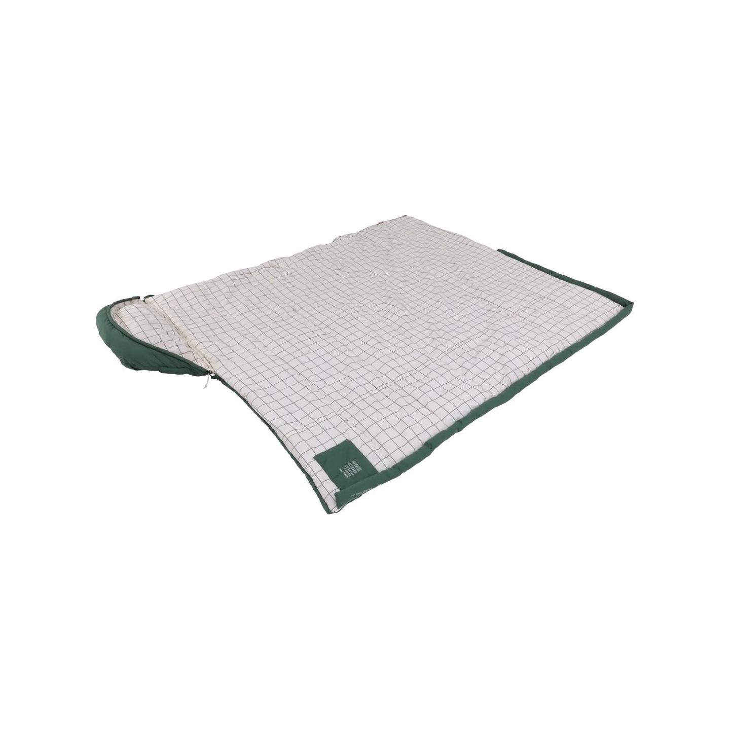 Outwell Camper Prime Green | Sleeping Bag | 235 x 90 cm | -15 to 5 °C | Right Zipper