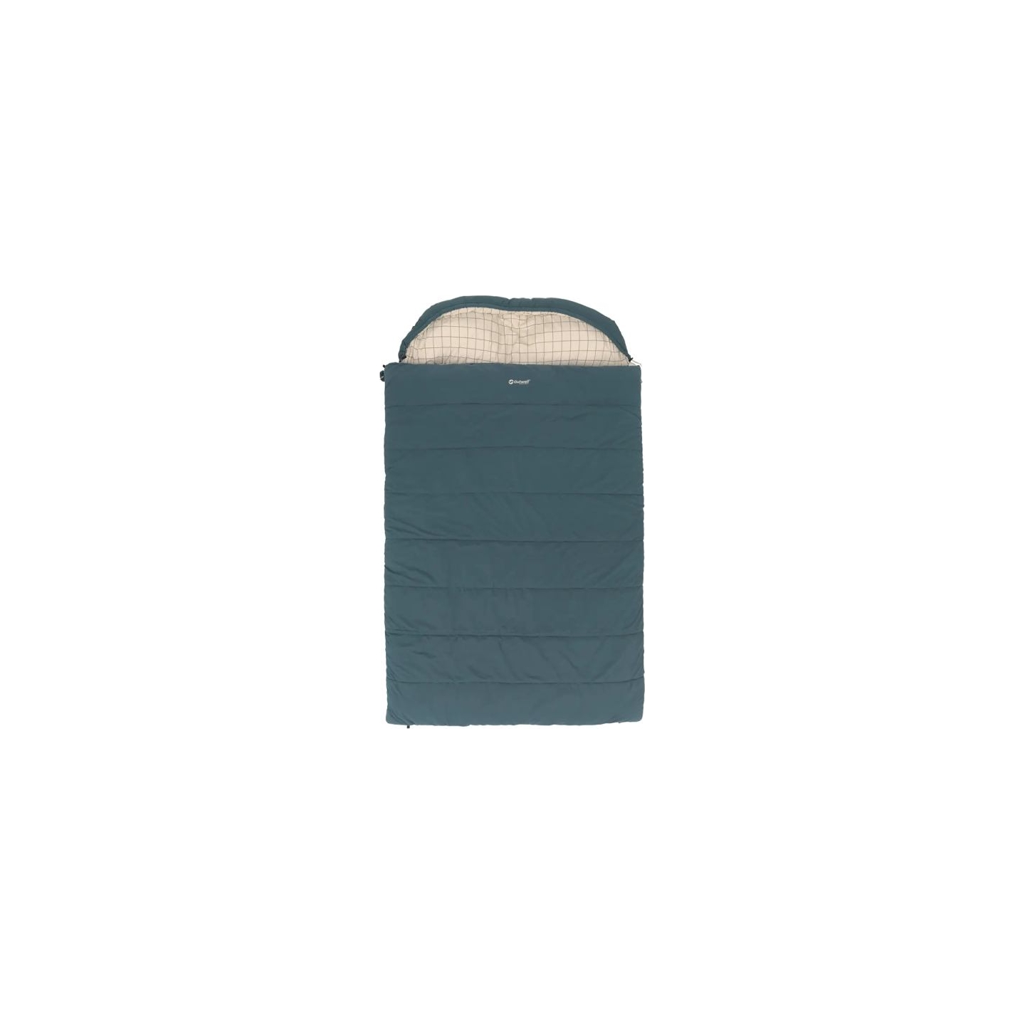 Outwell Camper Lux Double Blue | Sleeping Bag | 235 x 150 cm | -16 to 5 °C | Both Side Zipper